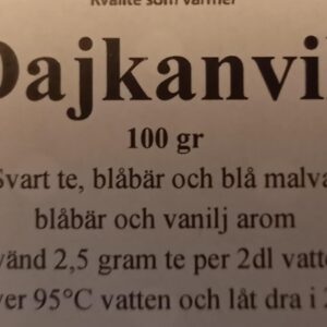 Te Dajkanvik Svart 100g