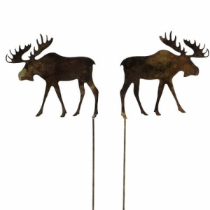 Stick Älg Liten Antik Brun