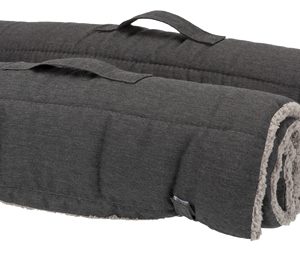 Bendson filt, 100 × 65 cm, mörkgrå/ljusgrå