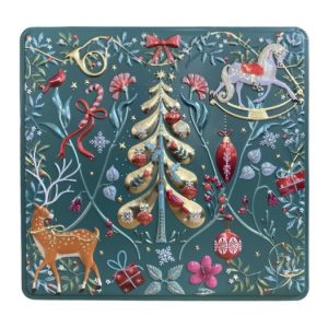 Plåtburk Ornament Grön