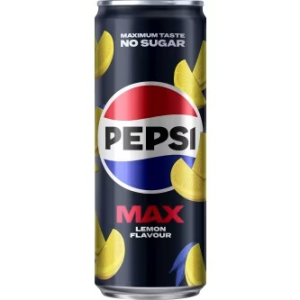 Pepsi Max Lemon Läsk, Burk Pepsi 33cl