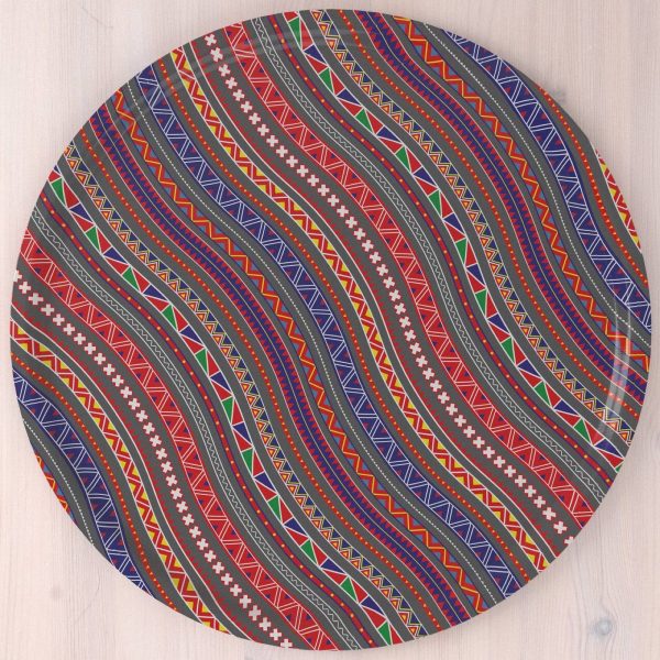 Bricka Colors of Sápmi Encore 45 cm grå