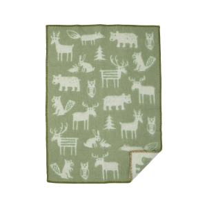 Klippan Forest Lime Ullfilt 65 x 90 cm