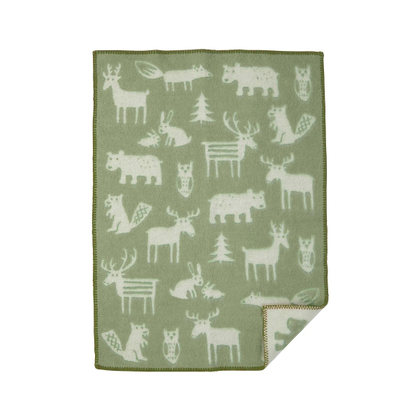 Klippan Forest Lime Ullfilt 65 x 90 cm