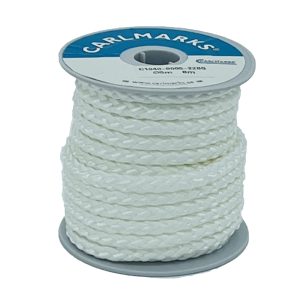 Allsnöre Poly Silke Vit 3mm (metervara)