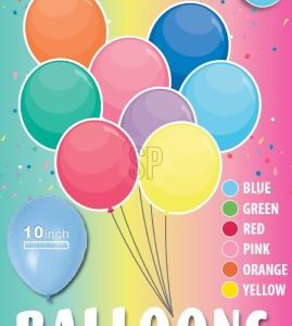 Ballonger 50pack Blandade färger