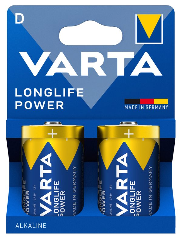 Batteri Longlife Power LR20 D 4920-2. 2 pack