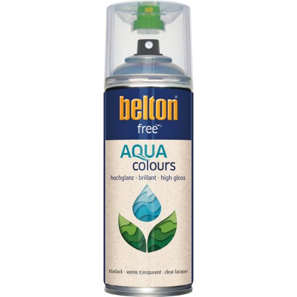 Sprayfärg Blank Klarlack 400ml Belton