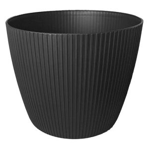 Blomkruka Stripes Ø 30 cm Svart