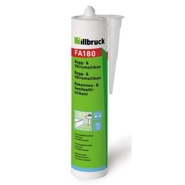 Bygg & Våtrumsilikon GRÅ 300ml