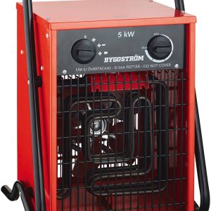 Byggfläkt 5kw 400v Röd IP44