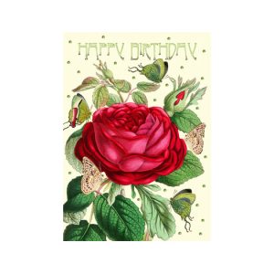 Dubbelt Kort M.T Birthday HB185 Glitter