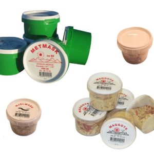 Maggot Röd Vit ca 200st