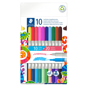 Fiberpennor Set 10-Pack