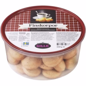 Finskorpor Kardemumma 350g Gille