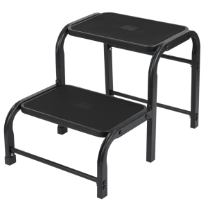 Fotpall metall 2 steg 43x62x42 cm