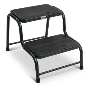 Fotpall metall 2 steg 43x62x42 cm