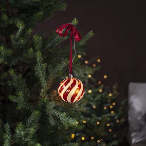 Glaskula Polka 11cm