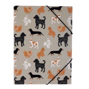 Gummibandsmapp Dogs A4