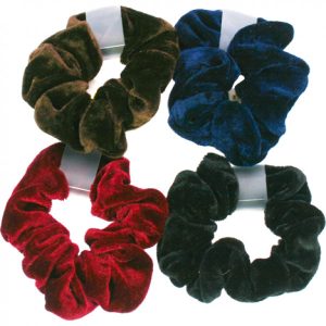 Hårsnodd 1-p Velvet 9,5cm