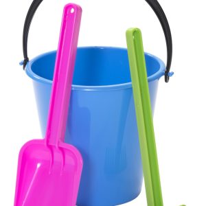 Hinkset med 1 spade och 1 kratta sort.färger
