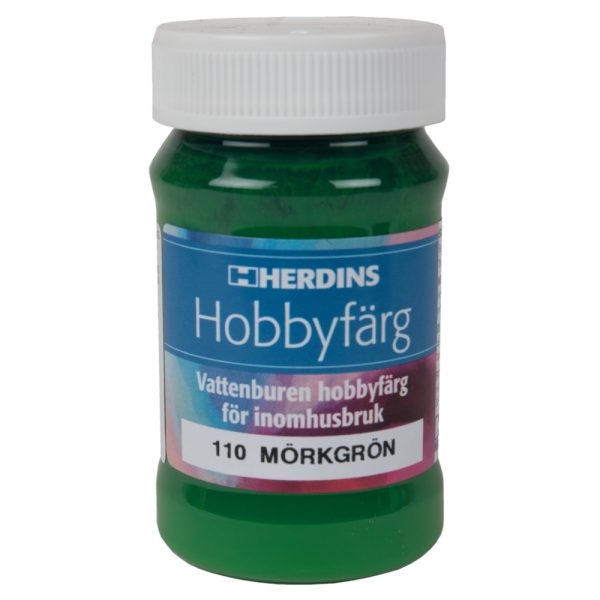 Hobbyfärg 110 Mörkgrön 100ml