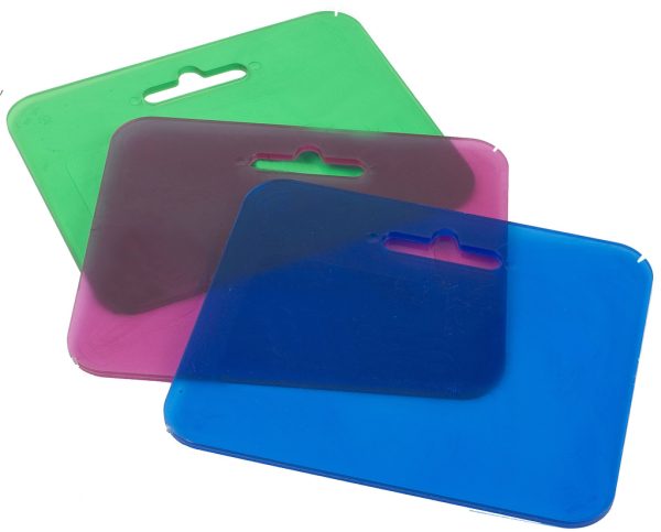 Isskrapa Plexi transparent sort.färger