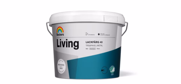 Lackfärg Living Halvblank Vit 3L Beckers