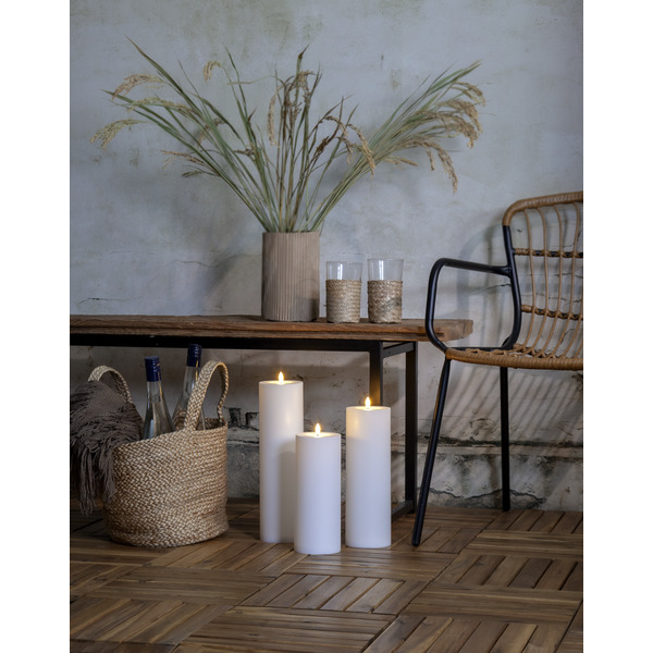 LED Ljus Flamme Rak 10 x 32,5 cm