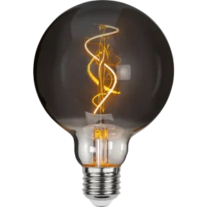 LED-lampa E27 Glob 95 Decoled Grace Smoke