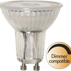 LED-lampa GU10 4.9W=75W MR16 Spotlight Glass