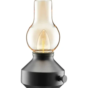 Laddbar bordslampa Glimt Svart 21 cm