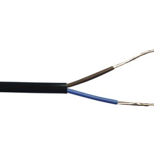 Lampkabel SKK (H03VV-F) 3G0,75 mm² Svart B100 300/300V
