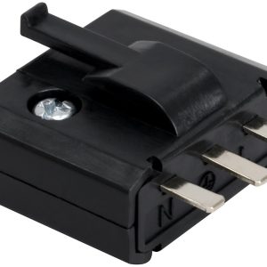 Lampstickpropp DCL 2 pol + jord Svart