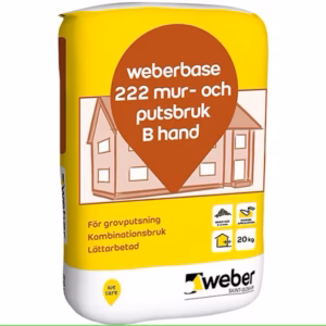 Mur och Putsbruk B 20kg Weber 222
