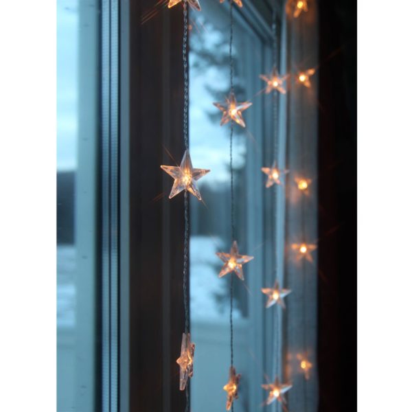 Ljusgardin Star Curtain B90XH120cm