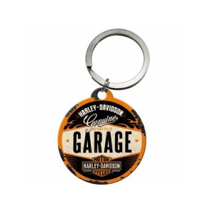Nyckelring Plåtskylt H.D Garage