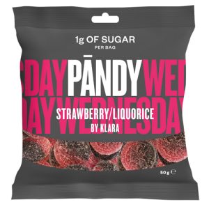 Pändy Jordgubb Lakrits 50 g