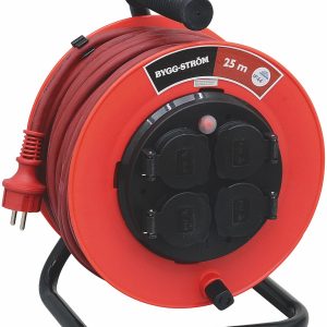 Proffskabelvinda 25 m 3G1.5 IP44 Anti Twist