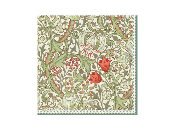 Servett William Morris Golden Lily 33x33cm