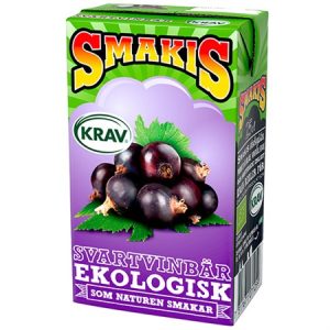Smakis Svart Vinbär 25cl Krav