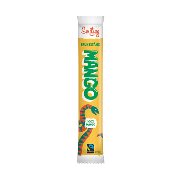 Smiling Fruktstång Mango 27g Fairtrade