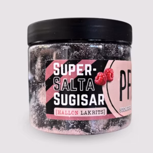 SuperSalta Sugisar - Hallon Lakrits 120g