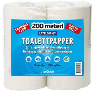 Toalettpapper 4-pack 200 m