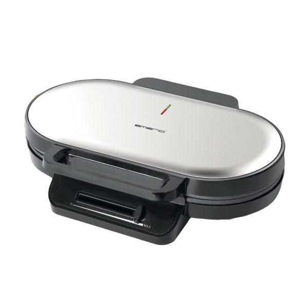 Våffeljärn Dubbelt 1200W Emerio