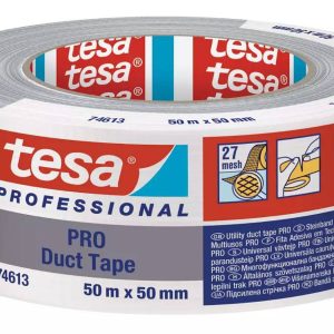 Vävtejp 74613 TESA silver 50mm x 50m