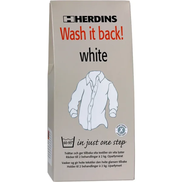 Wash it back White