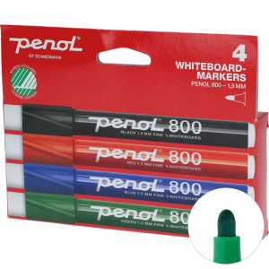 Whiteboardpenna penol 4pack