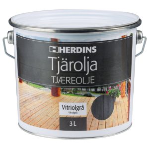 Tjärolja Vitriolgrå 3L