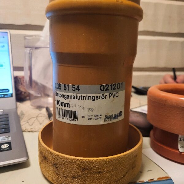 Betonganslutning PVC 110